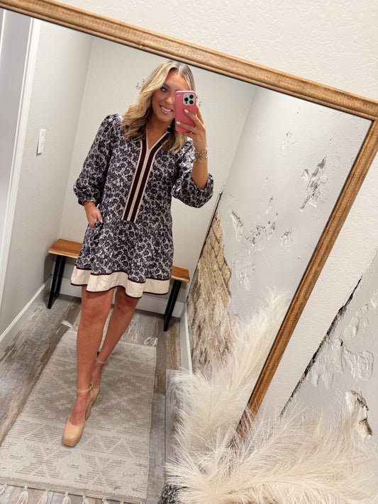 Deep Bloom Dress
