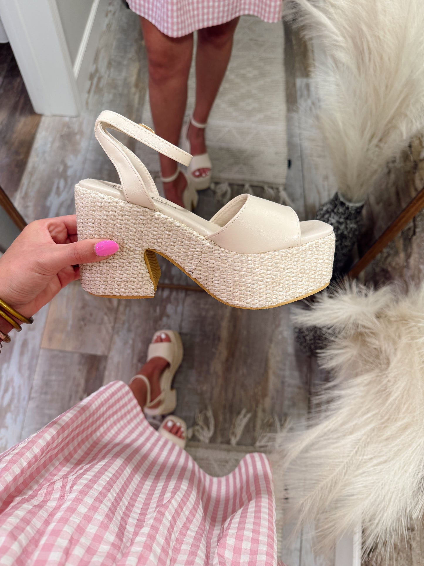 The Luna Heel - Ivory