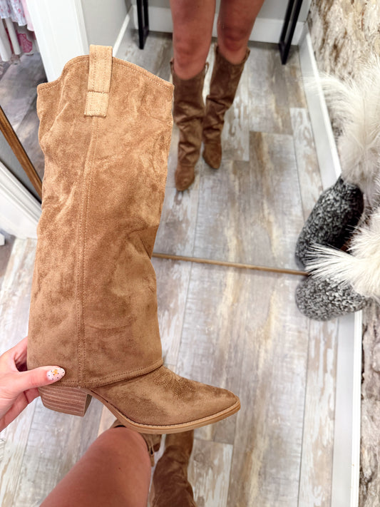 Golden Hour Western Boots - Brown