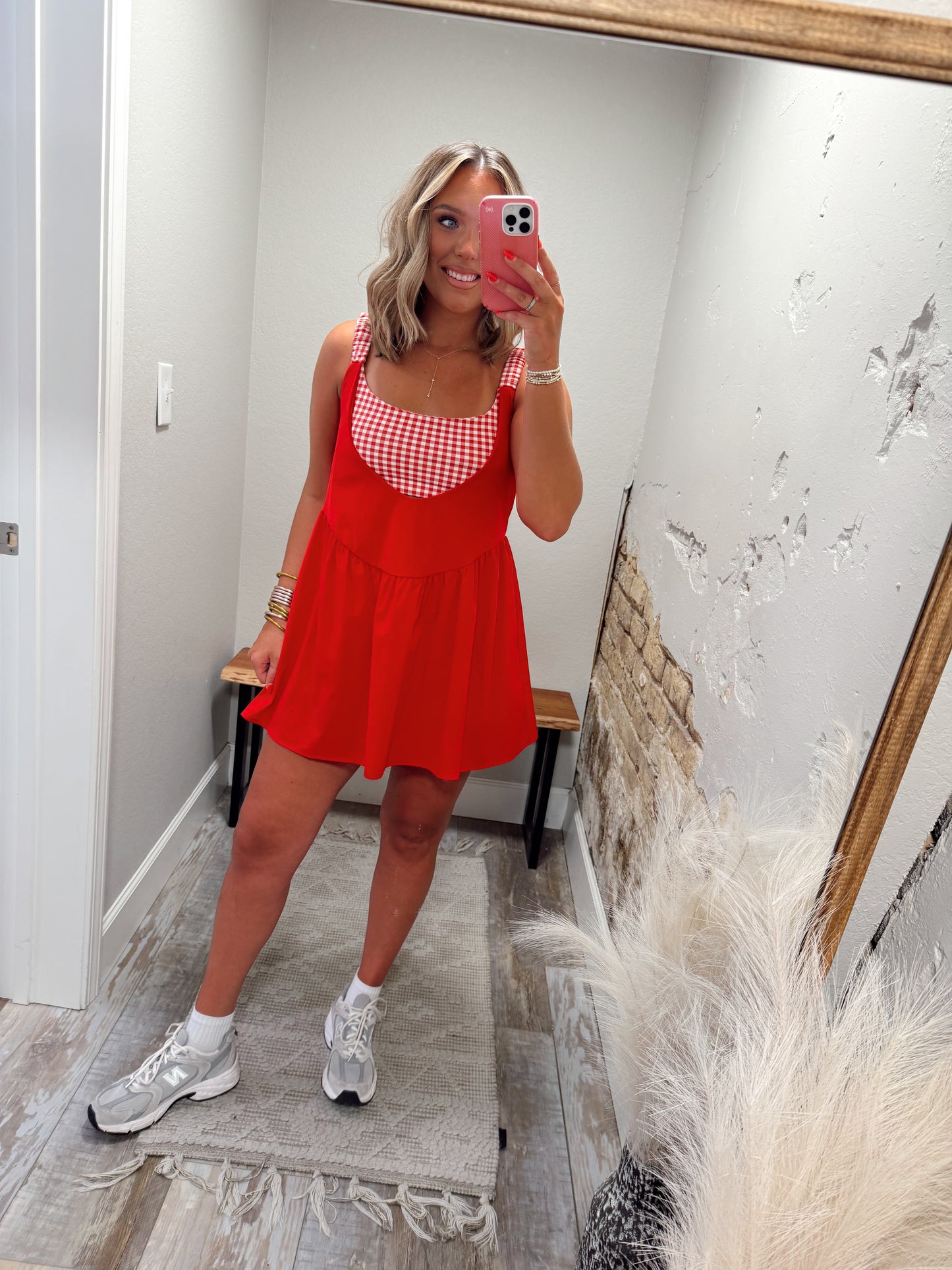At The Grove Active Dress - Red