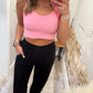Tatum Cropped Tank - Pink