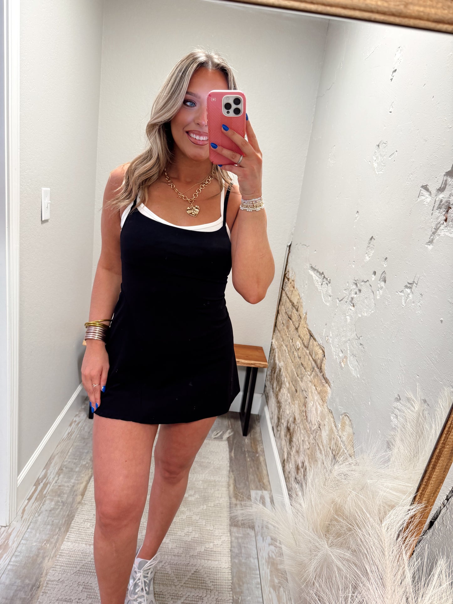 Double The Fun Dress - Black