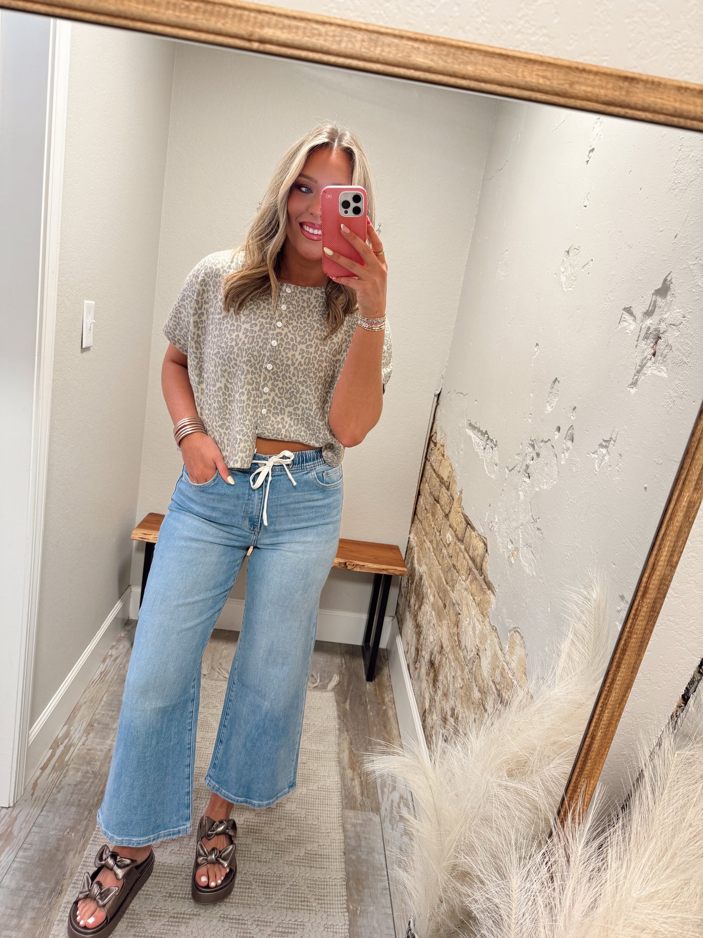 Never Boring Leopard Top