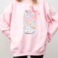 Floral Diet Dr Pepper Soda Can Sweatshirt