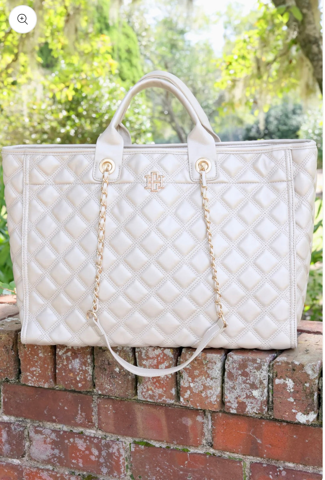 Melissa Tote Bag - Pearl Quilted DQ