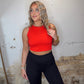 Seamless Muscle Tank - Red