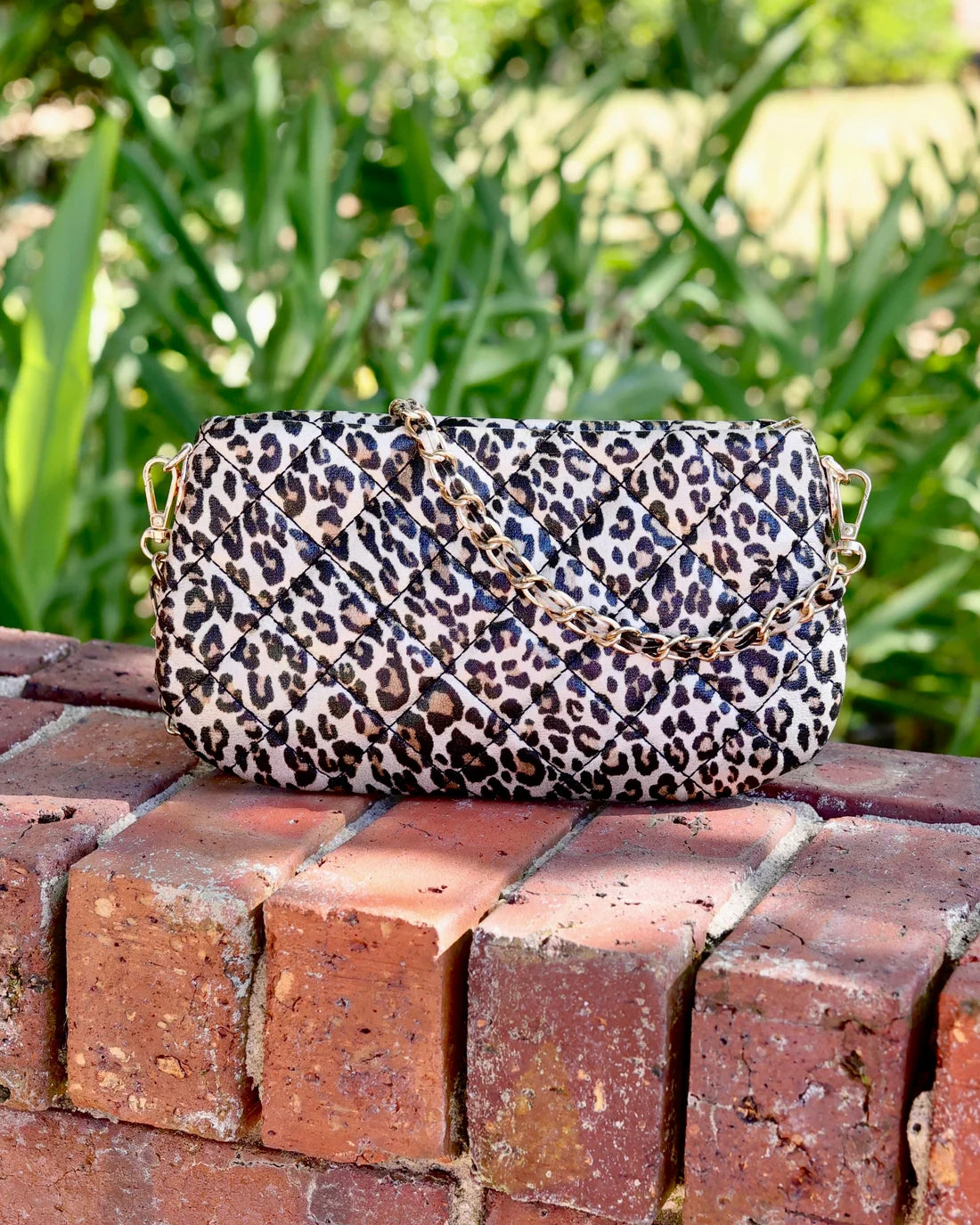 Livi Crossbody - White Leopard