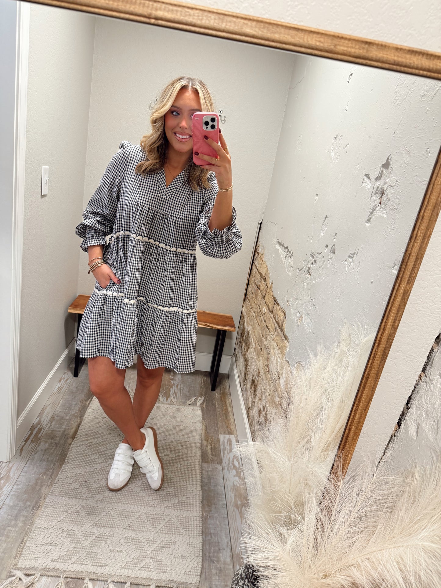 Gingham Sweetheart Dress