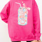 Floral Diet Coke Soda Can Sweatshirt