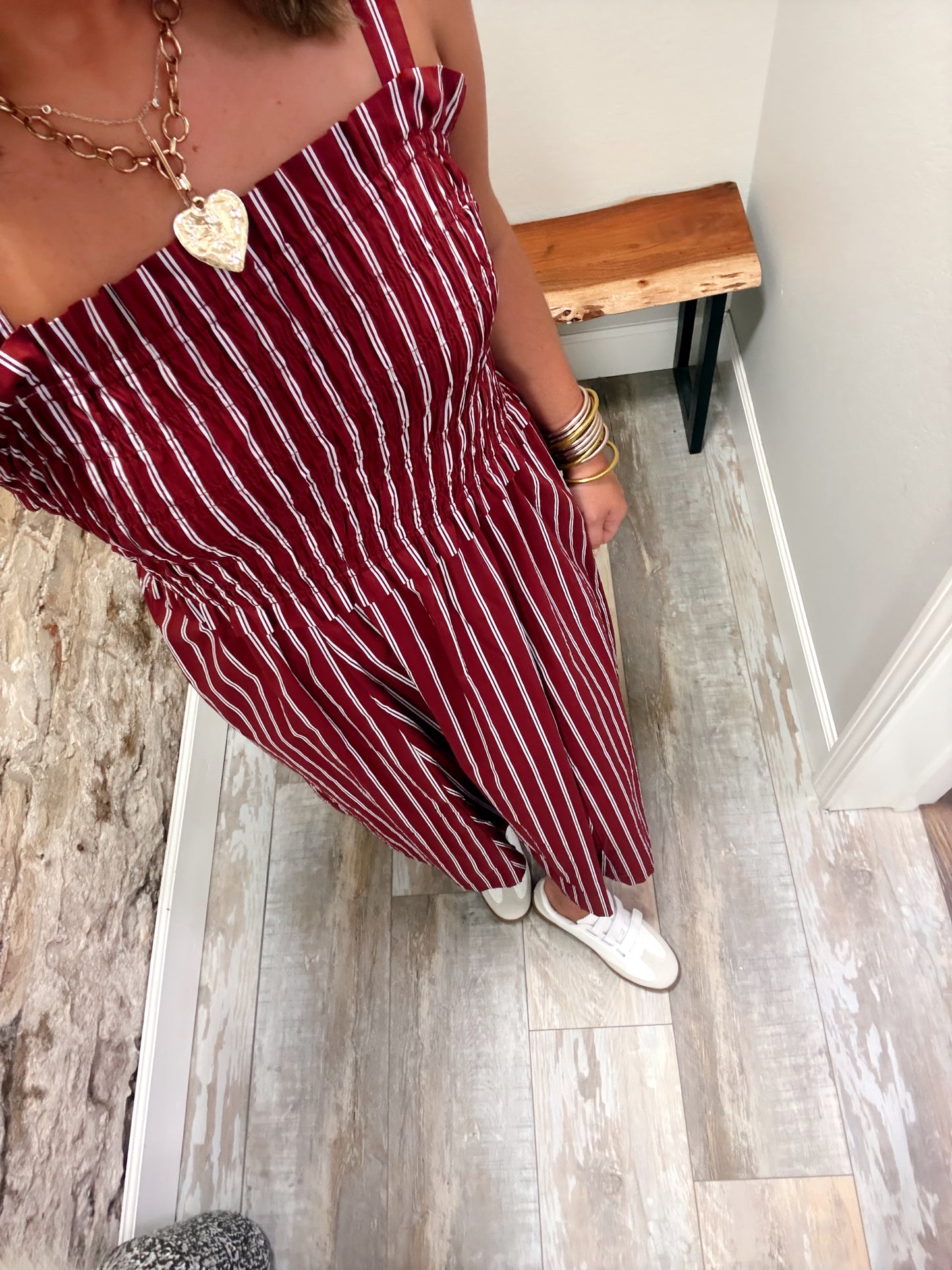 Southern Saturdays Midi - Maroon