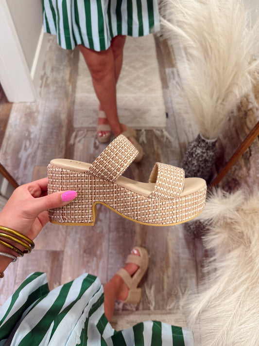 Ocean Ave Sandal - Tan Multi