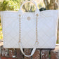 Melissa Tote Bag - Cream Quilted LD