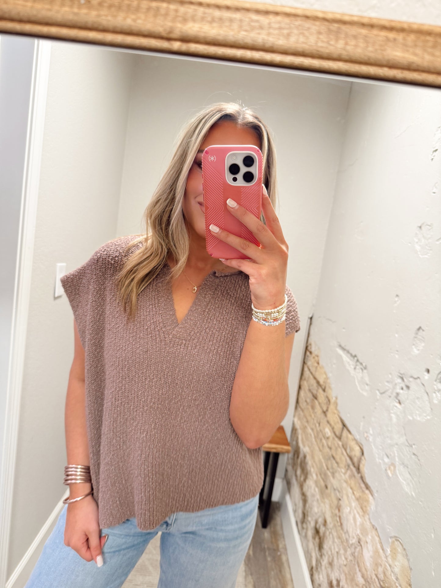 Always In Style Top - Mocha