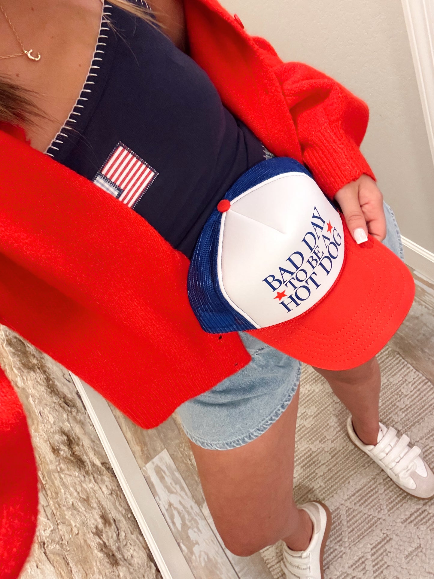 American Babe Tank - Navy