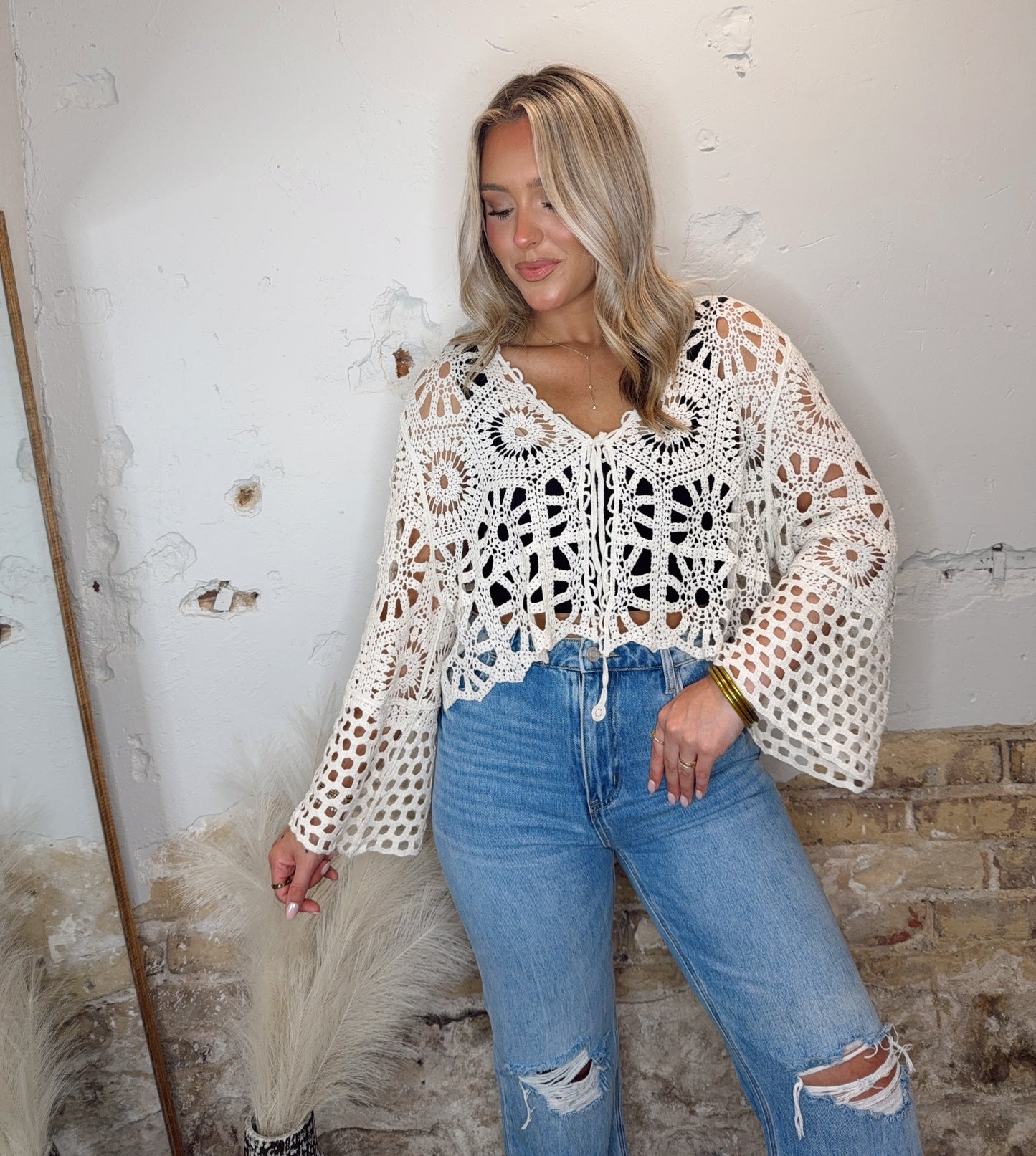 Boho Breeze Top - Natural