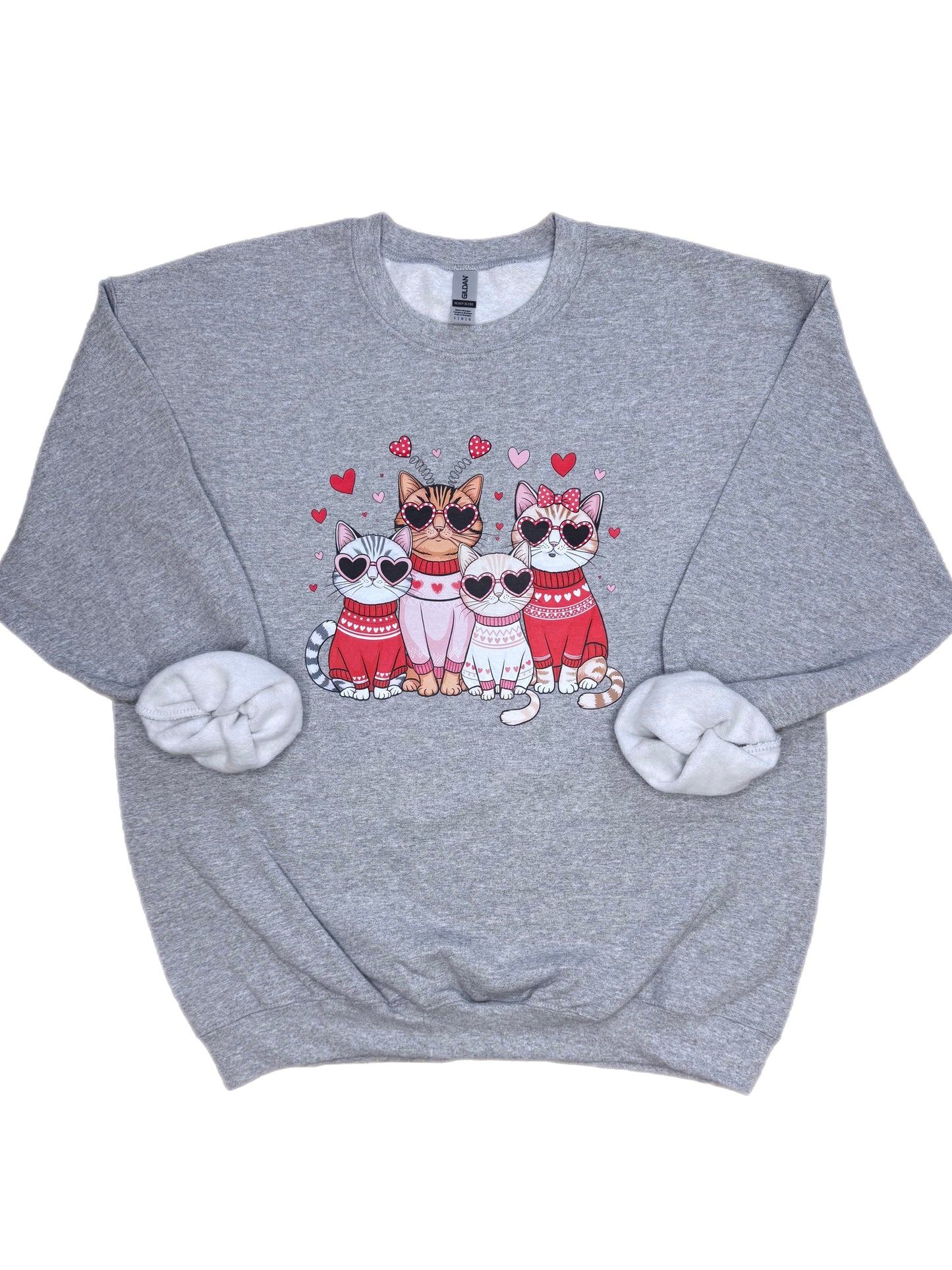 Cats Valentine's Day Sweatshirt