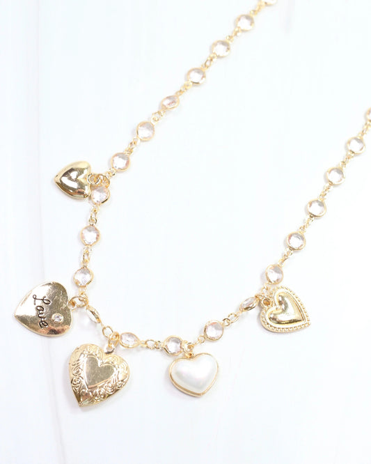 Mia Heart Charm Necklace
