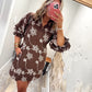 Oak + Ivory Dress - Brown