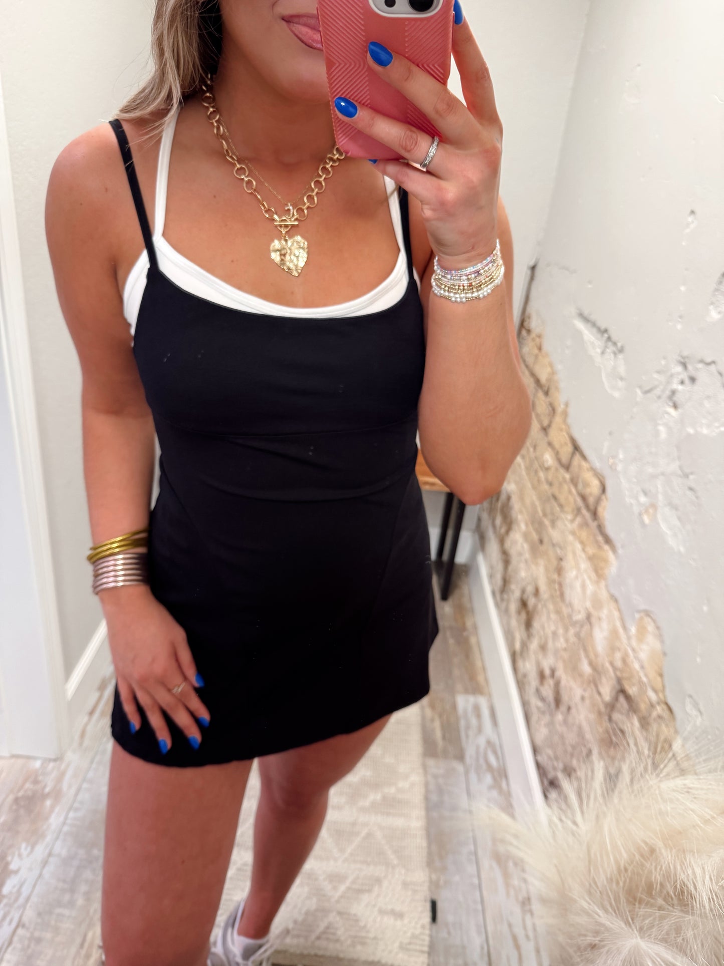 Double The Fun Dress - Black