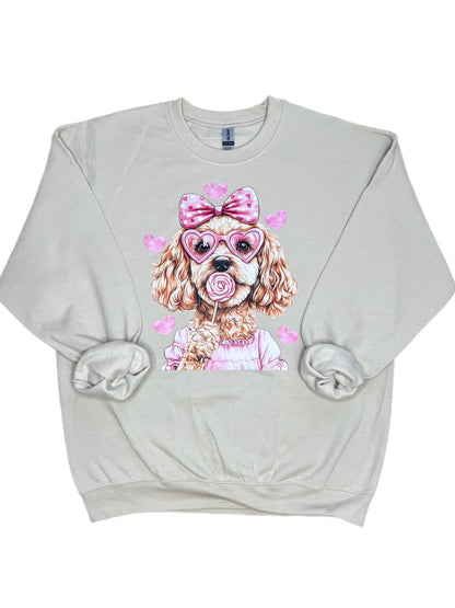 Golden Doodle Valentine Sweatshirt