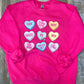 Anti-Valentine Candy Hearts Sweatshirt