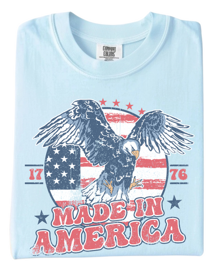 Distressed Made In America Tee