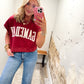Cozy Gameday Sweater - Maroon