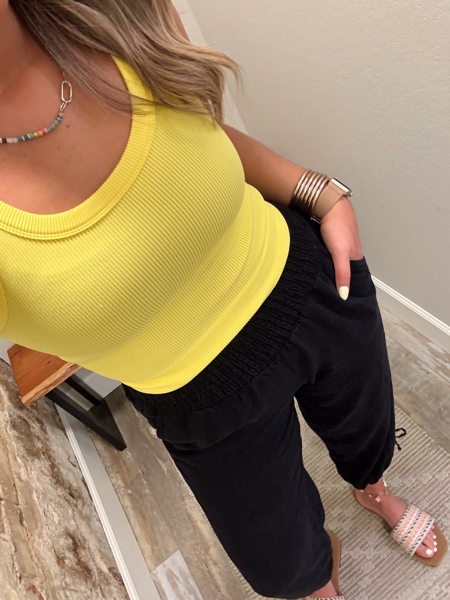 It Girl Tank - Yellow