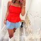 Oxford Nights Tank - Red