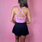 Kendall Cross Back Cami - Pink