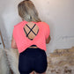 Made You Look Top - Coral