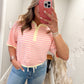 Boardwalk Babe Top - Pink