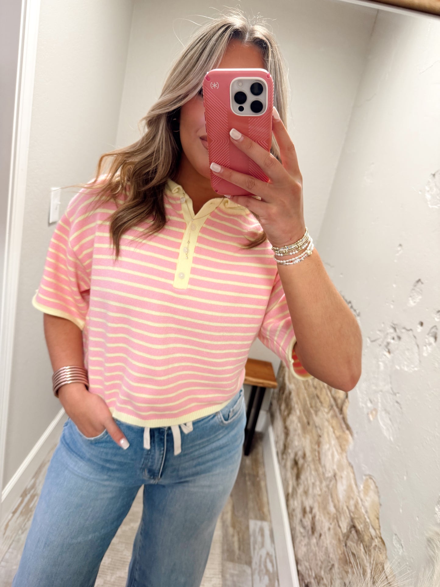 Boardwalk Babe Top - Pink