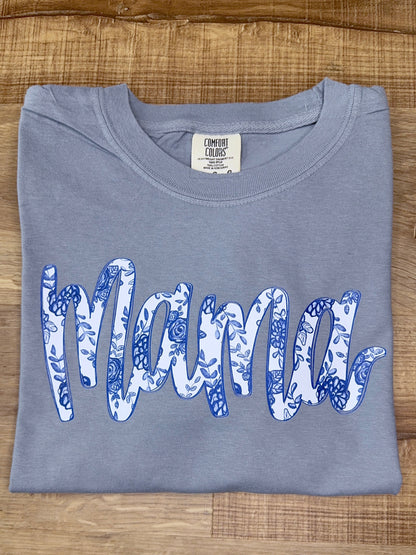 Blue Willow Mama Tee