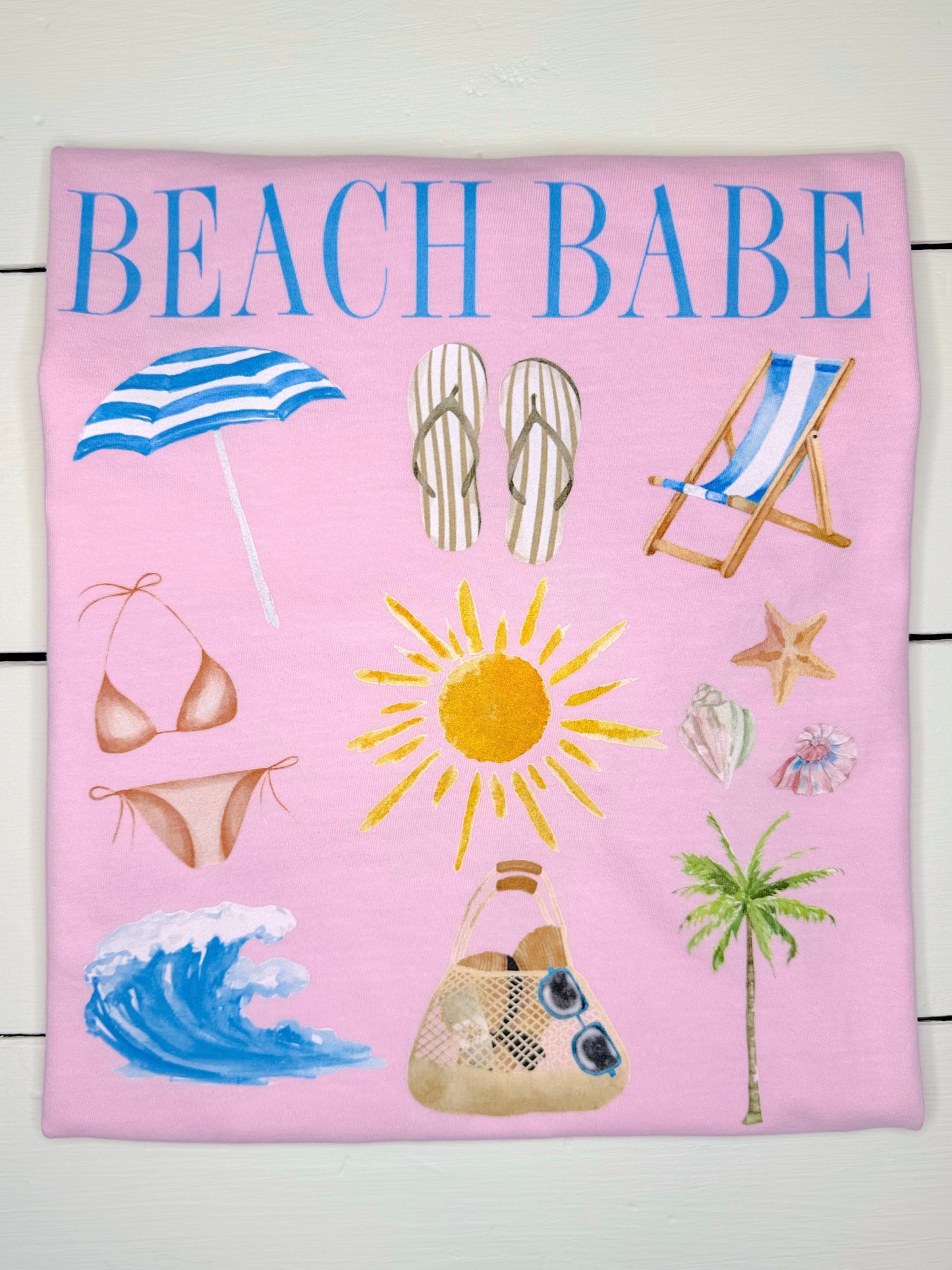Beach Babe Collage Tee