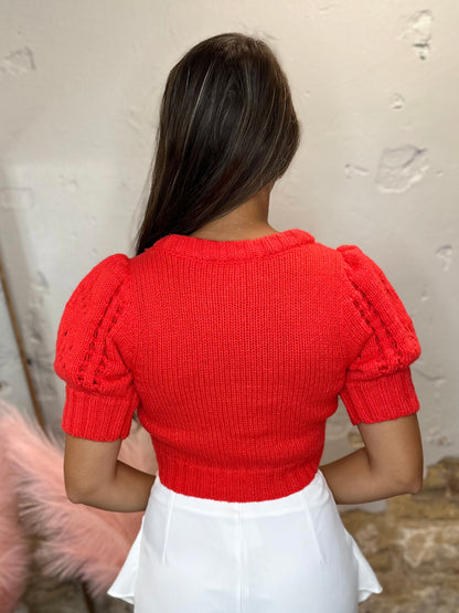 My Moment Sweater - Red