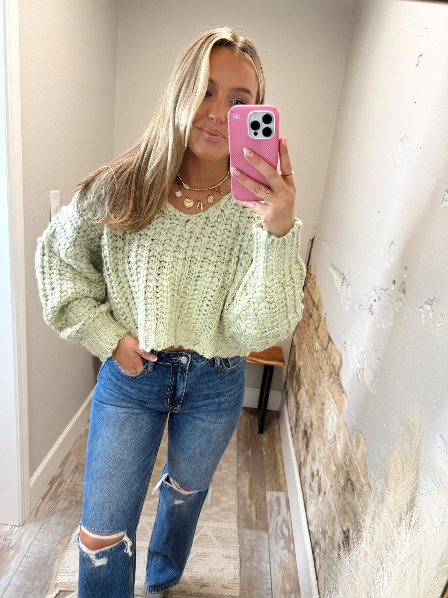 Soft Season Sweater - Sage