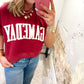Cozy Gameday Sweater - Maroon