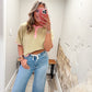Boardwalk Babe Top - Matcha