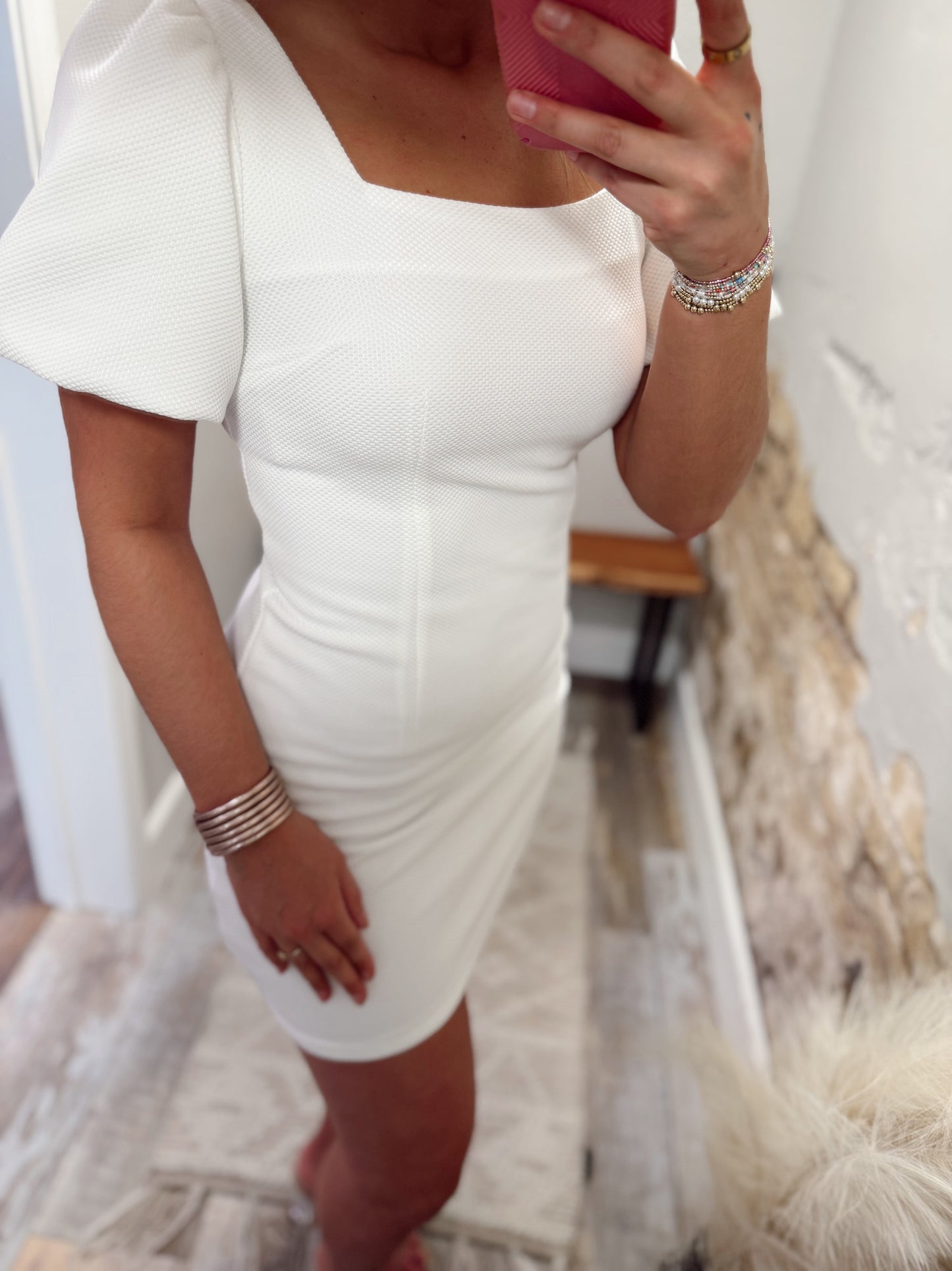 Timeless Moment Dress - White