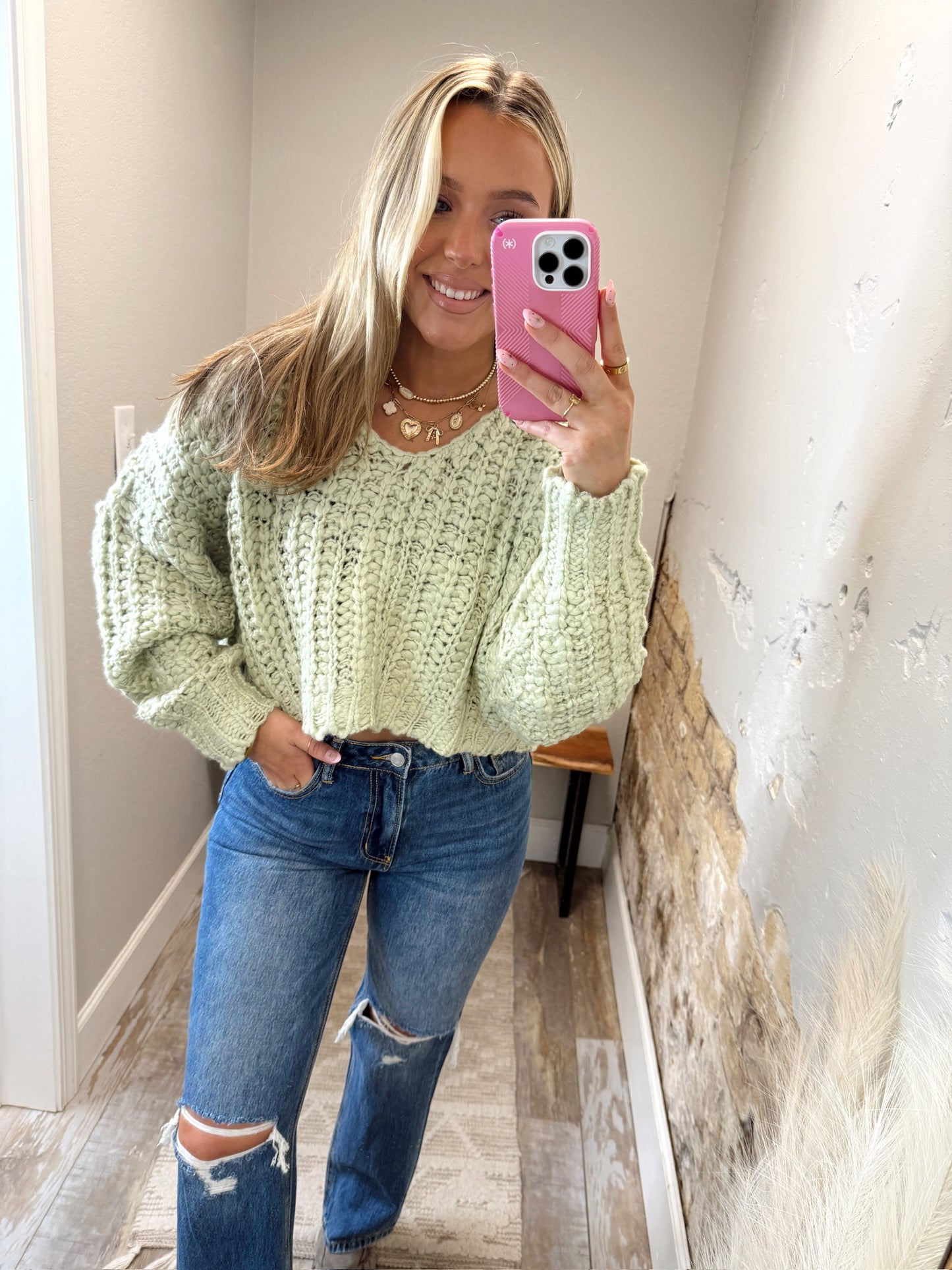 Soft Season Sweater - Sage