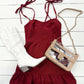 Bless Your Heart Dress - Maroon