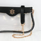 Madi Clear Crossbody - Black