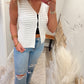 Classic Charm Tank - White