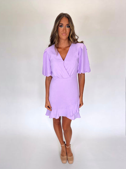 Elegant Beauty Dress - Lavender