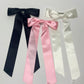 Large Satin Bow Hair Clip