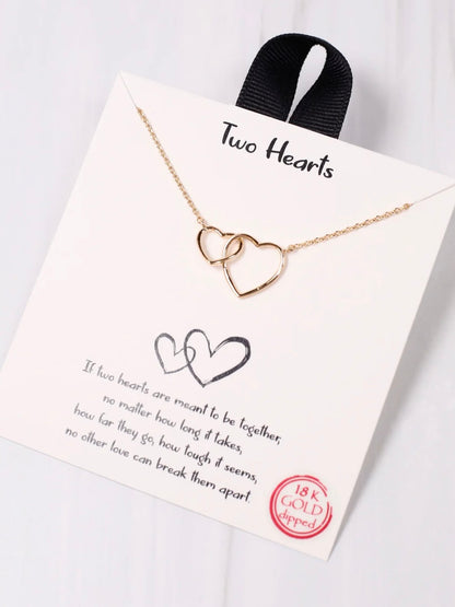 Two Hearts Necklace