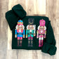 Faux Glitter Nutcracker Sweatshirt