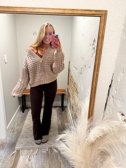 Cozy Capuccino Cardigan