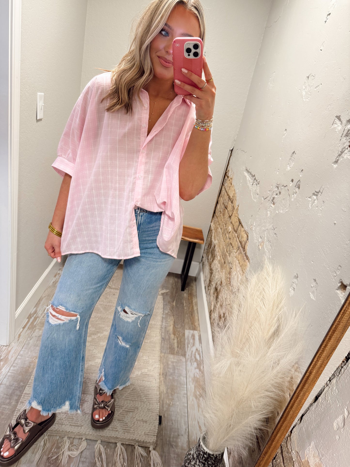 Nantucket Gingham Blouse